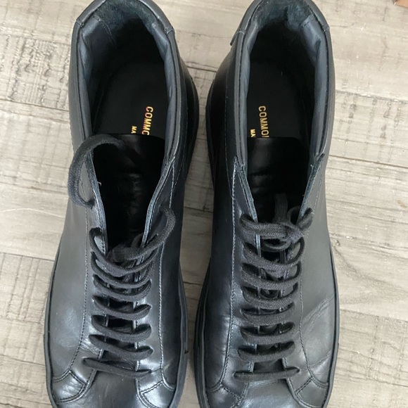 Common Projects Men's Original Achilles Mid-Top Sneakers - Picture 6 of 9